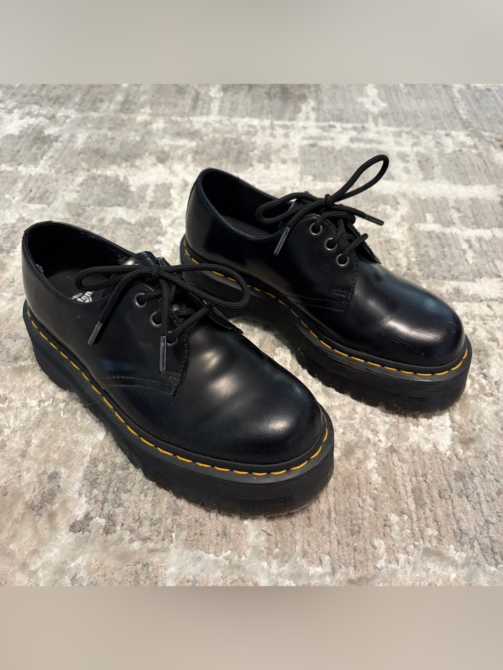 Dr. Martens 1461 SMOOTH LEATHER PLATFORM SHOES